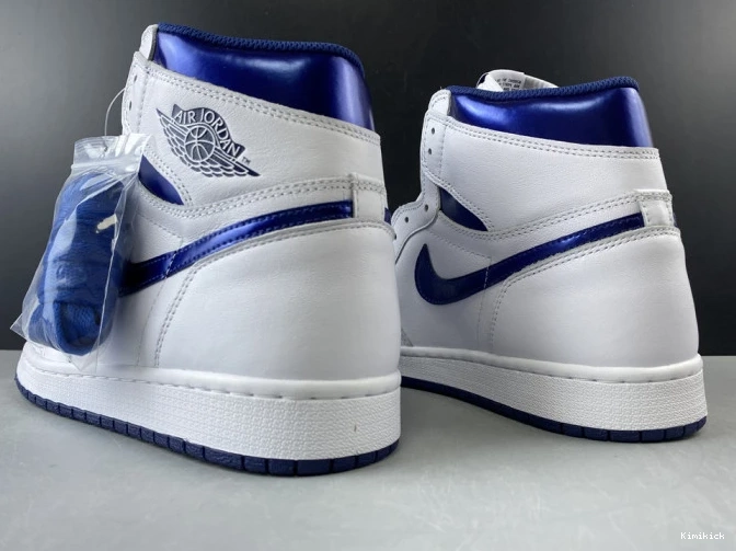 jordan og navy'' high 1234 GoodFit ''metallic 1 air 555088- retro 0523